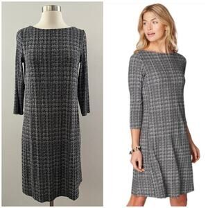 J. Jill Wearever Collection Dress Women's XS Black Stretch Modest Career Office